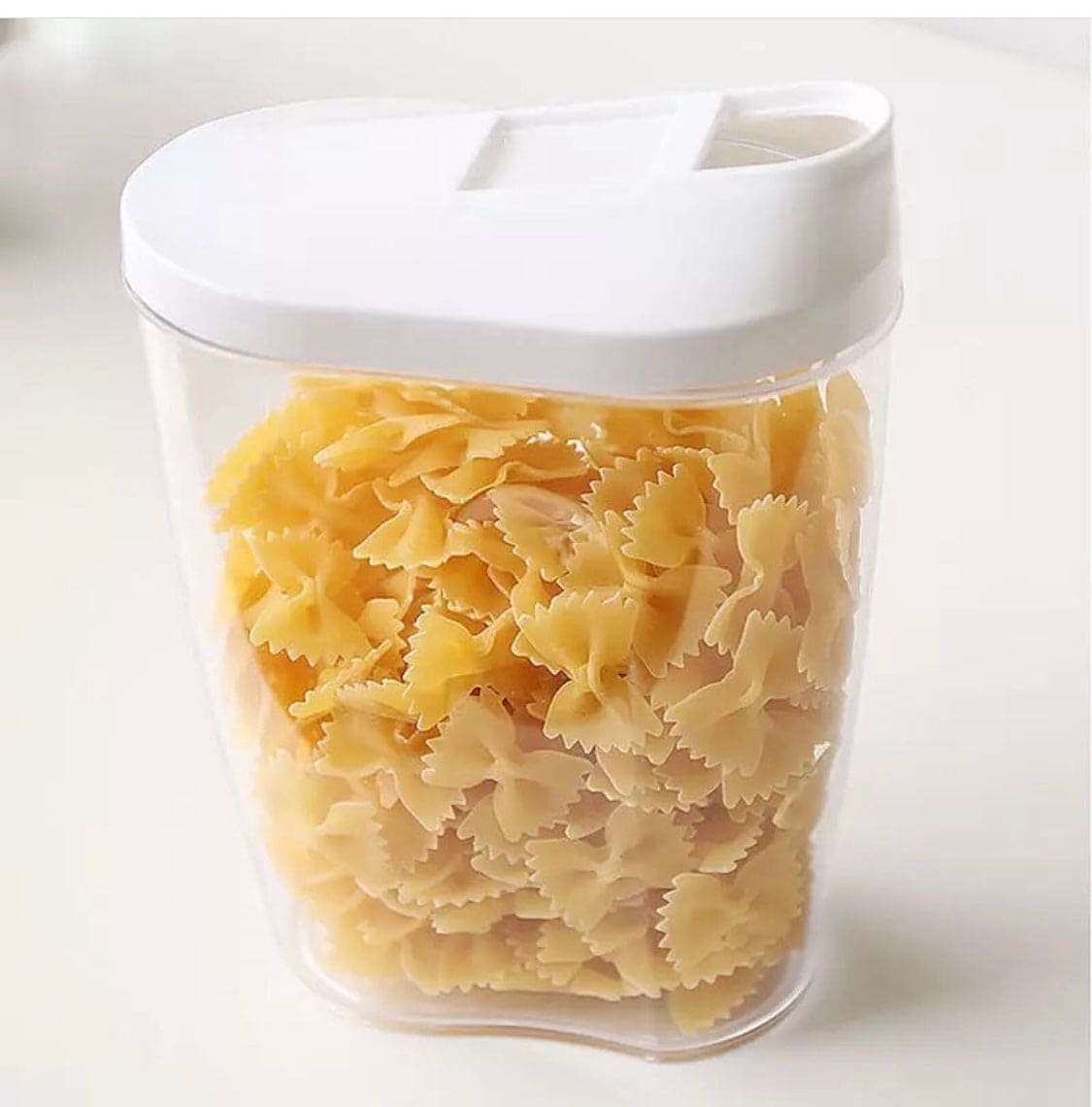 Set Of 5 Food Grade Plastic Food Sealed Cans, Cereal Containers Storage Set, Transparent Food Stuff Canister Keep Fresh Jar Set Set Of 5 Food Grade Plastic Food Sealed Cans, Cereal Containers Storage Set, Transparent Food Stuff Canister Keep Fresh Jar Set